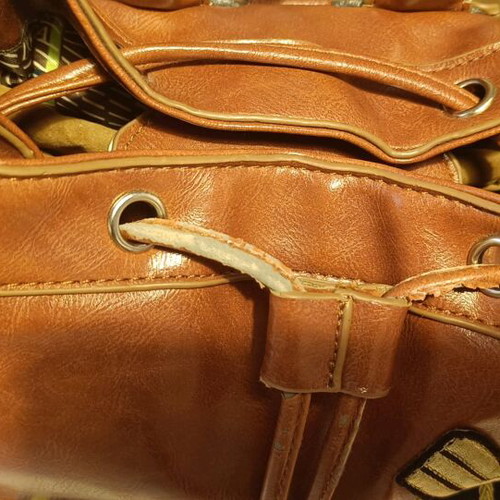 Doca backpack bag like new, blue and brown