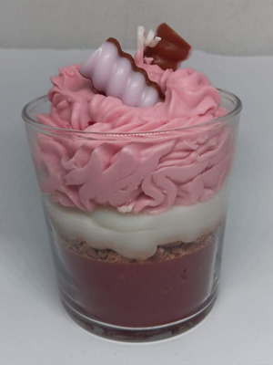 Handmade Lila Pause Candle with Lila Pause Scent 380 ml