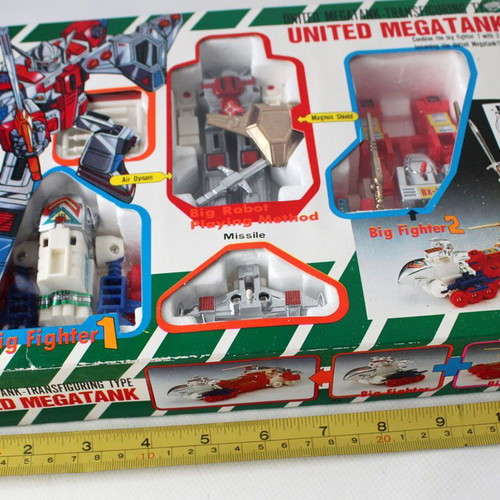 Vintage 80's Deluxe Chogokin Transformers United Megatank Robot new
