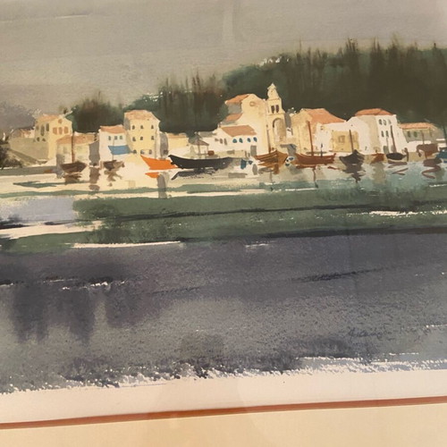 Collectible lithograph by painter Pari Preka like new