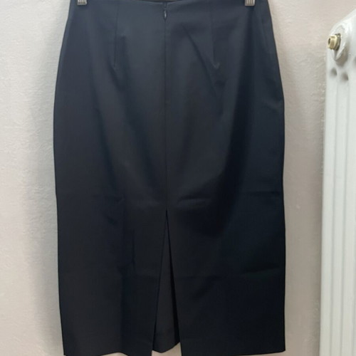 MNG midi black skirt like new, tight fit with back slit