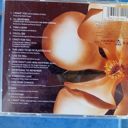 Music CDs used, set of 4
