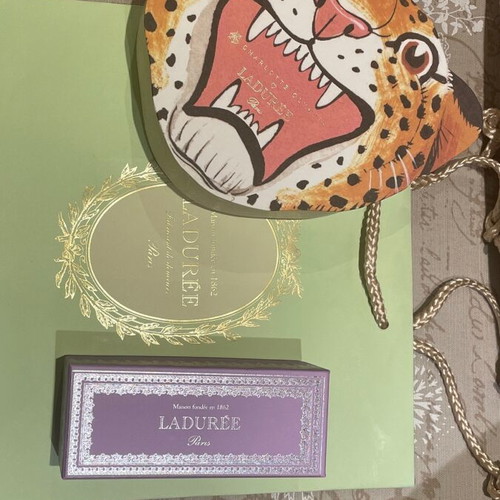 Laduree set of two boxes and paper bag used