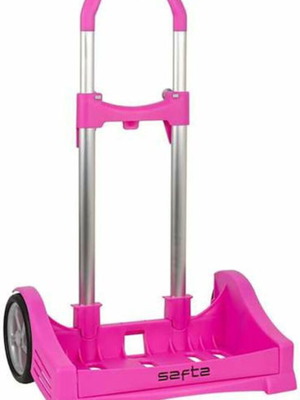 Safta detachable trolley base for school bag like new, fuchsia