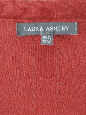 Ζακέτα Laura Ashley μέγεθος L σαν καινούργιο, ντομάτι χρώμα