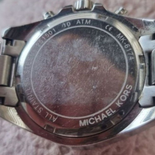 Michael Kors MK6174 unisex watch used, silver