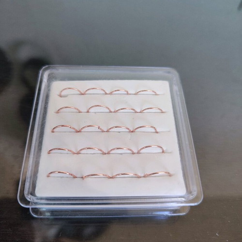Handmade Rose Gold Copper Nose Earrings Pack of 20 New