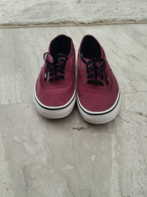 Vans Μπορντό Port Royal Black Low sneakers σαν καινούργια, unisex μέγεθος 42