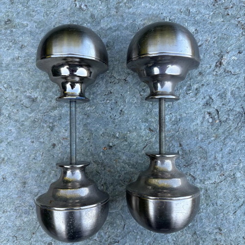 Door knobs used, set of 2, external sphere