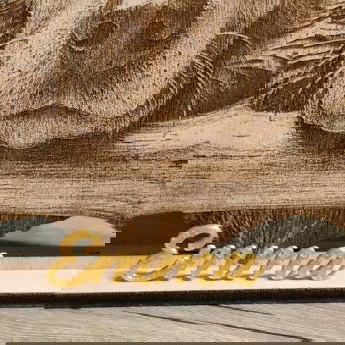 Επιτραπέζιο ξύλινο πορτρέτο κατοικιδίου καινούργιο με 3D ανάγλυφο