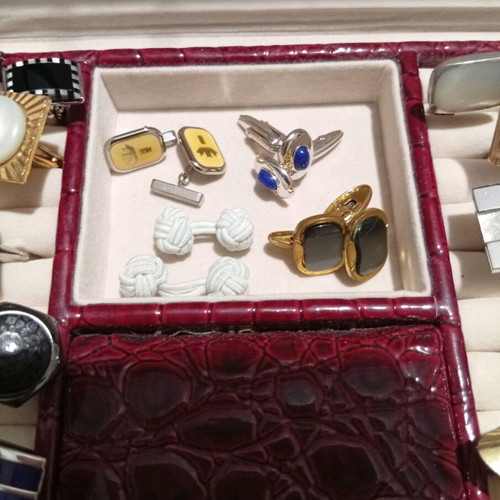 Cufflinks new, collectible gold plated 24k and 14k