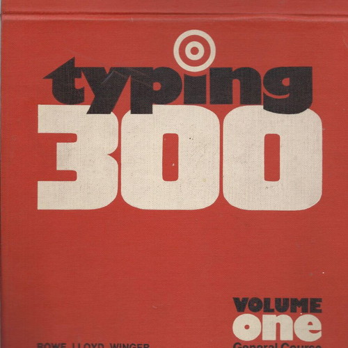 Typing 300 Volume One General Course book used, Greek