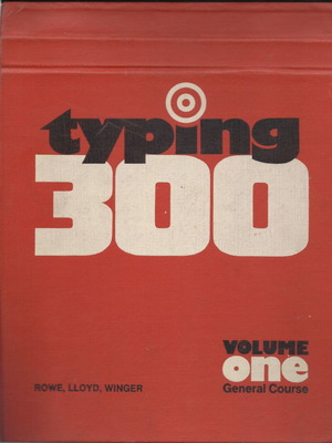 Typing 300 Volume One General Course book used, Greek
