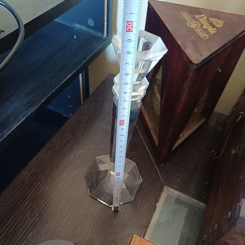 Bohemia Olympia Crystal Candlestick 25.5 cm new