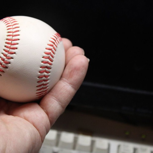 Baseball ball genuine, new, 6.5 cm diameter