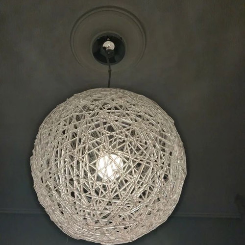 Ceiling light plexiglass like new, modern and elegant