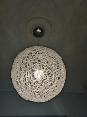Ceiling light plexiglass like new, modern and elegant