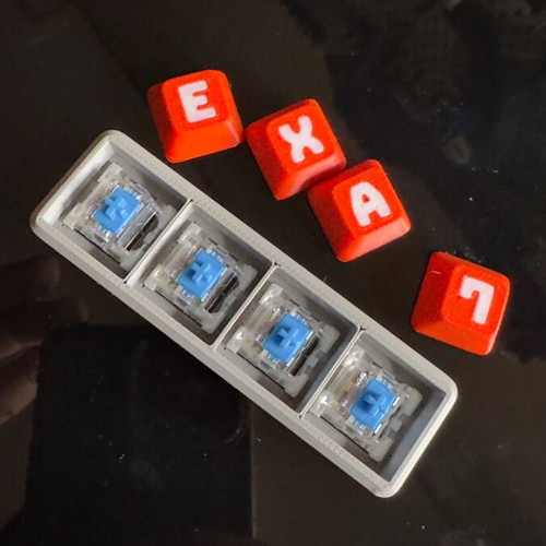 Personalized Keychain Clicker Keyboard like new