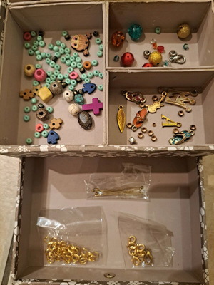 Beads unused for jewelry making