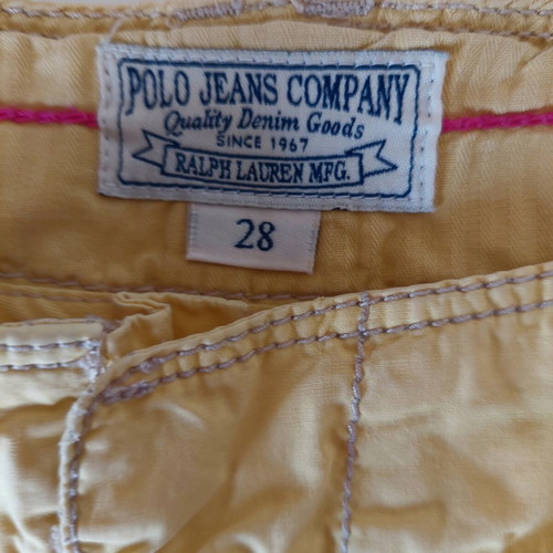 Ralph Lauren vintage Y2K polo shorts yellow size small like new