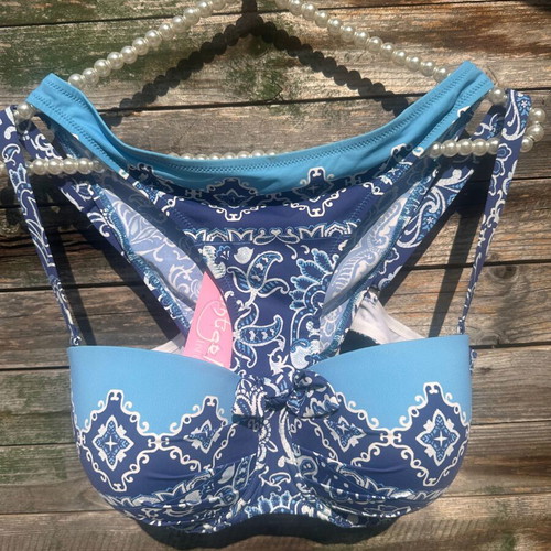 Lise Charmel swimsuit new, sizes 75F/40 and 75E/42, blue