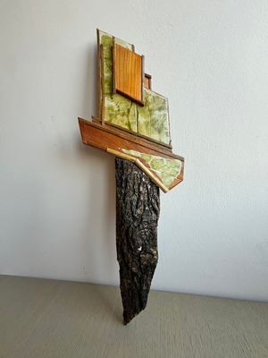 Wooden hanging decoration like new
