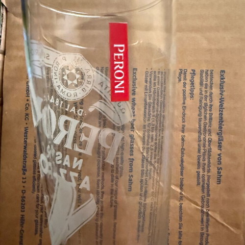 Peroni Beer Glass 330ml new