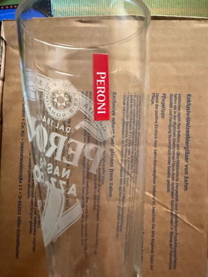 Peroni Beer Glass 330ml new