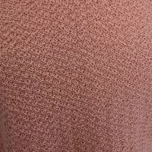 Handmade pink knitted sweater used, size S