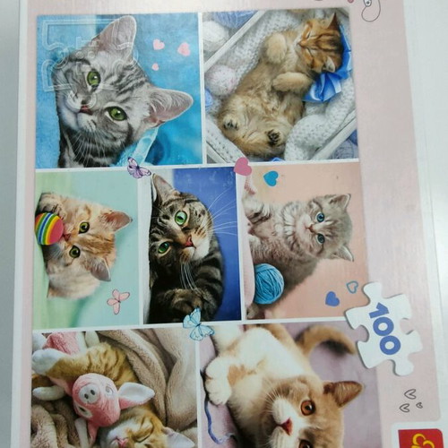 Trefl puzzle like new, set of 3 pieces for 5+ years