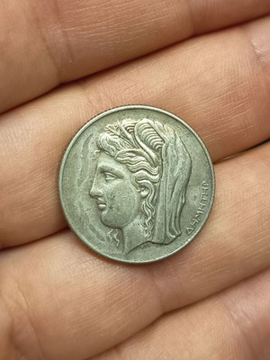 10 Drachma Coin 1930 used, very good condition