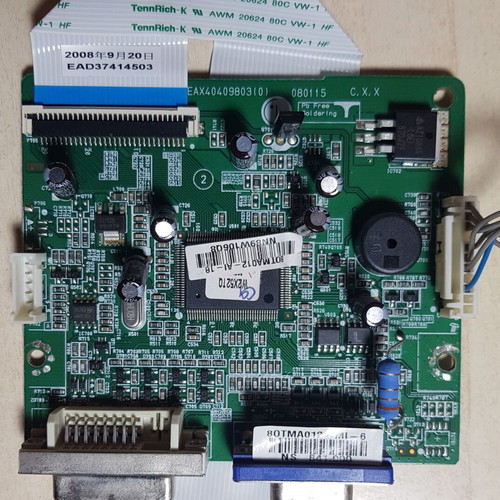 LG EAX40409803 main board used for LG W1952TQ W1942TQ W2252
