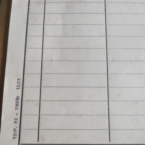Vintage Olympic Airways block and dossier used from 12/1979