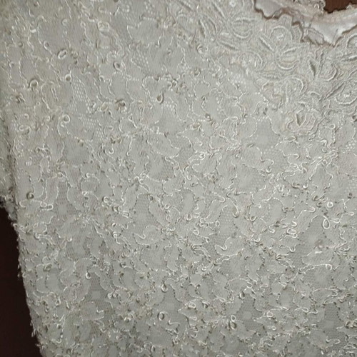 Lace mini dress like new, white, size M