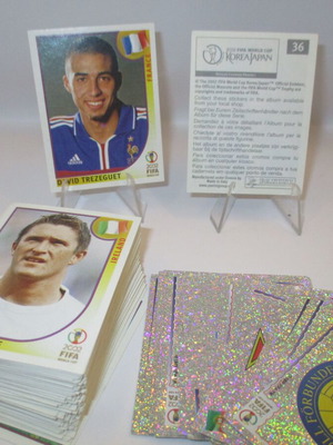 Panini FIFA World Cup 2002 Korea Japan stickers used