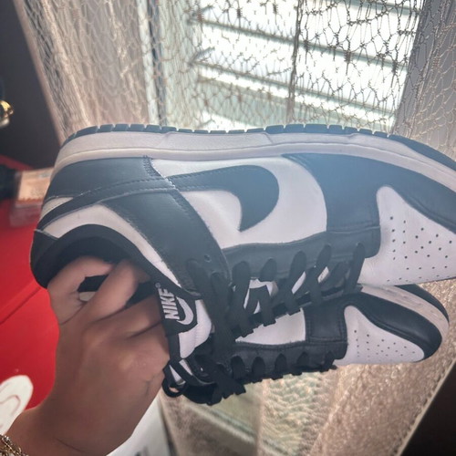 Panda Dunks Nike athletic shoes like new, size 40.5, black and white