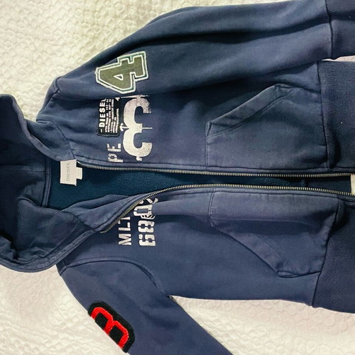 Diesel jacket like new, blue, for 8-9 years old