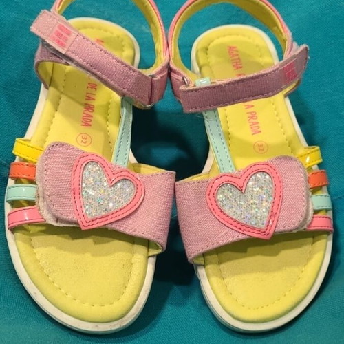 Agatha Ruiz De La Prada colorful sandals like new, size 32