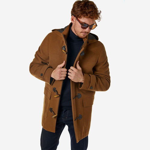 Sogo Montgomery coat men's new camel color