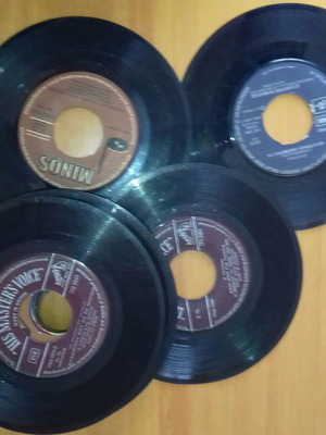 Juke Box records used, pack of 20, laiko