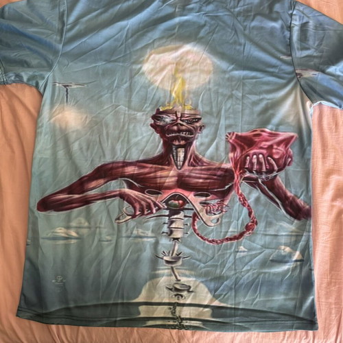 Iron Maiden T-shirts new, pack of 4, polyester mesh