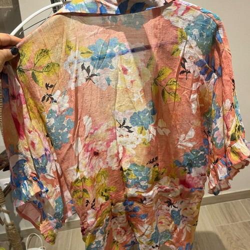 Vintage shirts tunics used with gathers and waist tie