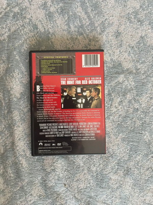The Hunt for Red October DVD like new, adventure, subtitled