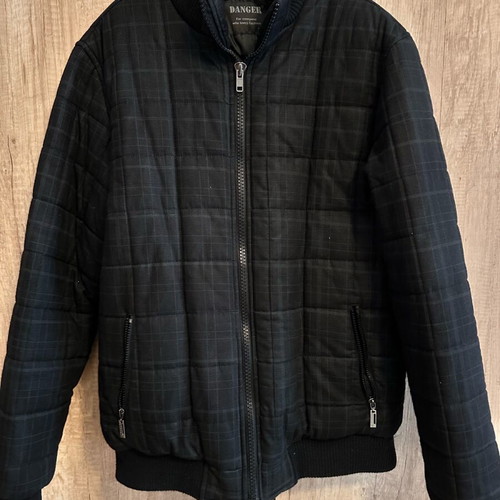 Unisex jacket new, size XXL, black with elastic hem