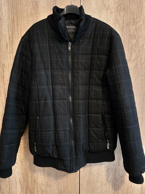 Unisex jacket new, size XXL, black with elastic hem