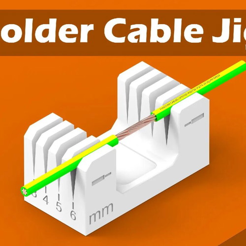 Cable Soldering Aid made to order, size 10x5x5 cm