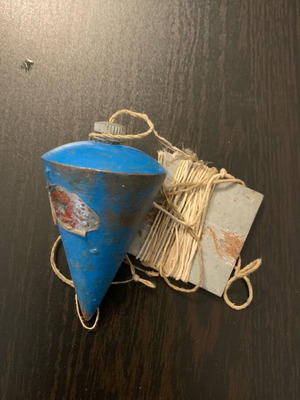 Old plumb bob used
