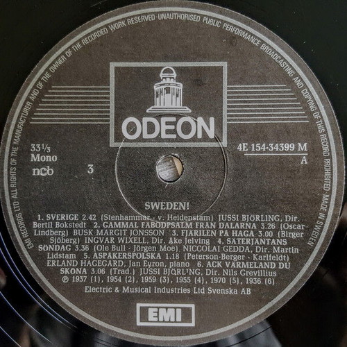 Sweden! vinyl record used
