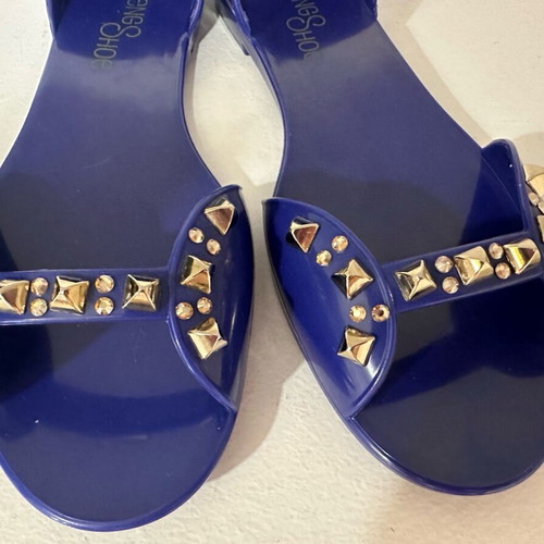 Feng Shoe Peep Toe blue ballerina shoes new