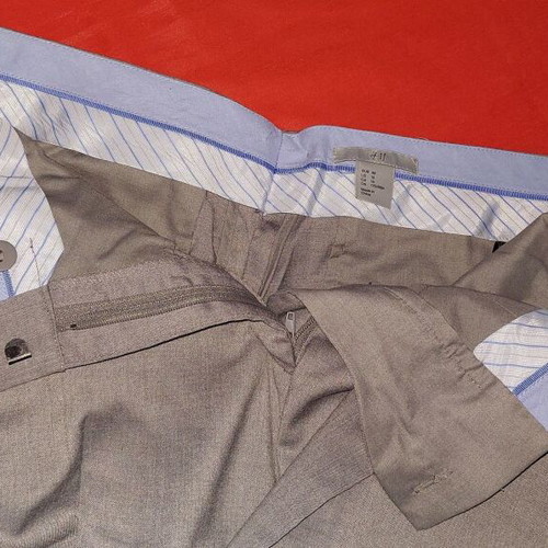 H&M Summer Pants Gray Size 46 New With Tag